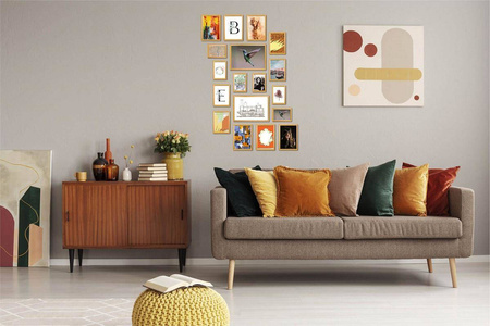 Zestaw złotych ramek na 18 zdjęć PRESTO Z GF0006