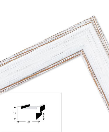 Ramka drewniana DRL U 1 40x50 cm