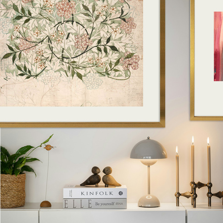 Złota ramka na zdjęcie KEA 50x50 cm