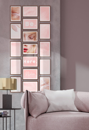 Zestaw brązowych ramek na 17 zdjęć PINIA 3 GF0028