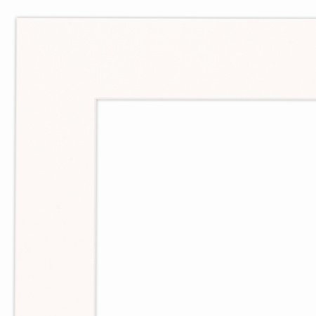 Passe partout 30x30 cm (20x20 cm) LUCA Q5102 SNOW WHITE BIAŁY