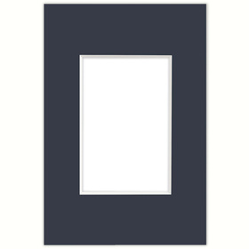 Passe partout  10x15 (6x9) GRANATOWE NAVY - LUCA Q5403