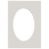 Passe partout 15x21 (10x15) OWAL SZARY FOG LUCA Q5303