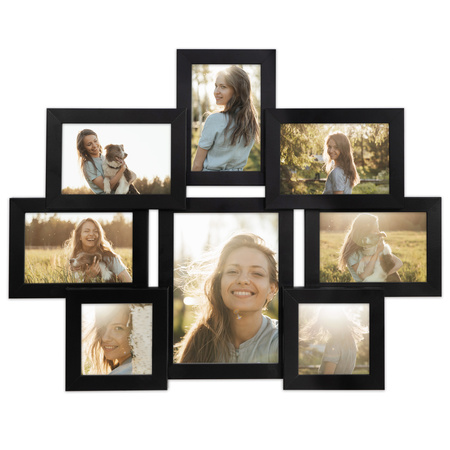 Multirama na 8 zdjęć MULTI  HEN 2 ramka na zdjęcia czarna