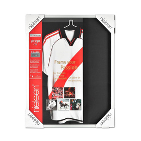 Frame Box I SILVER 70x90 cm aluminiowa ramka do oprawy koszulek sportowych