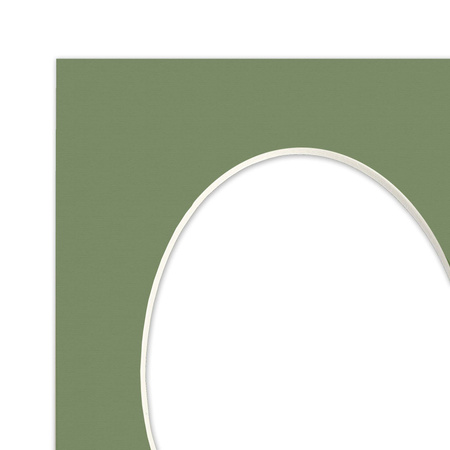 Passe partout 30x40 (24x30) OWAL ZIELONE FOREST - LUCA Q5505