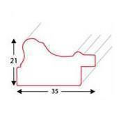 Ramka drewniana DRZG M S 25x38 cm