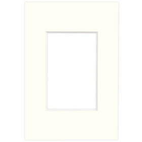 Passe partout 10x15 (6x9) LUCA Q5104 OFF WHITE - BIAŁY