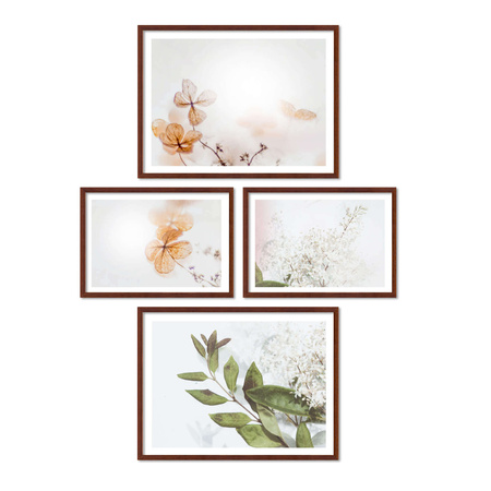 Zestaw brązowych ramek na 4 zdjęć PINIA 3 GF0012
