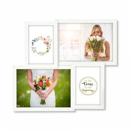 Multirama MULTI WHITE 44 ramka na 4 zdjęcia