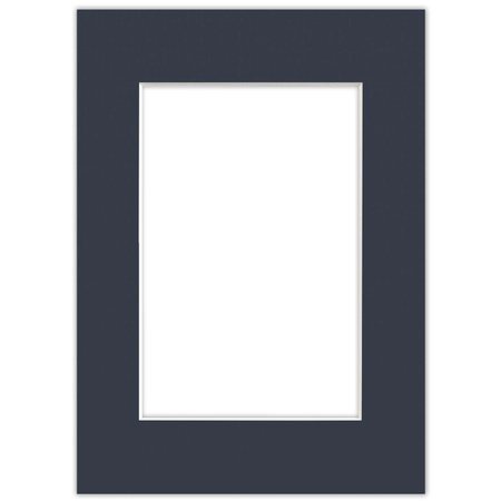 Passe partout  15x21 (10x15) GRANATOWE NAVY - LUCA Q5403
