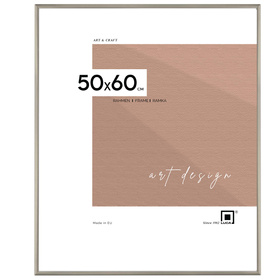 Ramka aluminiowa srebrna ROYALL 50x60 cm