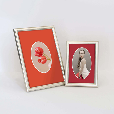 Passe partout 13x18 (10x15) OWAL CZERWONE CAYENNE - LUCA Q5701