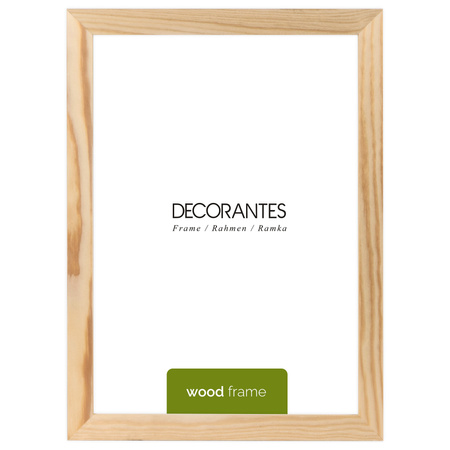 Pakiet ramek z drewna 5szt. RAW 21x29,7 cm