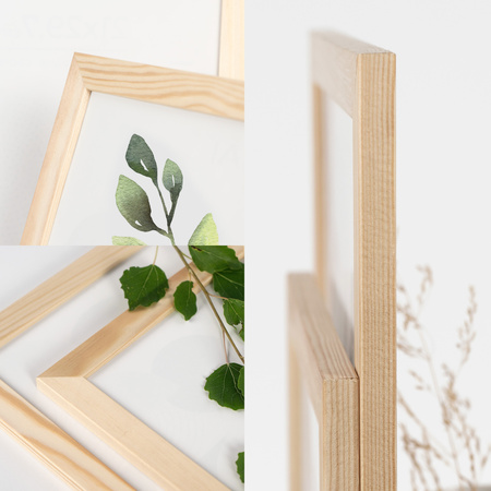 Ramka z drewna surowego RAW 30x30 cm