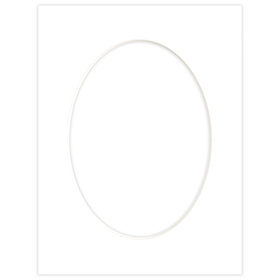 Passe partout 18x24 (13x18) BIAŁY OWAL SUPER WHITE LUCA Q5101