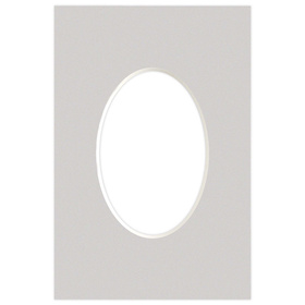 Passe partout 10x15 (6x9) OWAL SZARY - STONE - LUCA Q5304