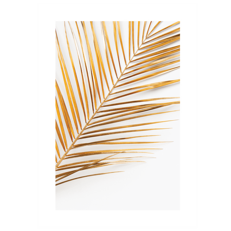 Zestaw plakatów Gold Commitment w ramach z litego drewna w kolorze złotym