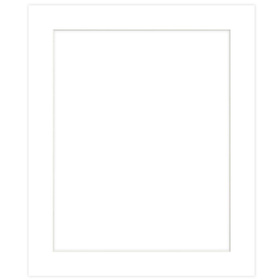 Passe partout 50x60 (40x50) - BIAŁY SUPER WHITE LUCA Q5101