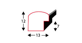 Zestaw brązowych ramek na 16 zdjęć HIT 4 CORNER GF0009