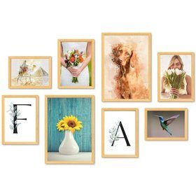 Zestaw ramek  PRESTO 0 GF0007 - galeria ramek na 8 zdjęć