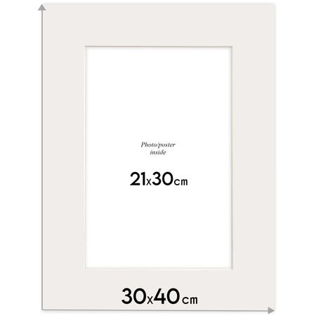 Passe partout 30x40 (21x30) BEŻOWE TABAC - LUCA Q5209