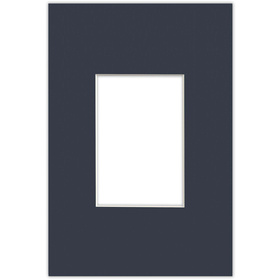 Passe partout  20x30 (10x15) GRANATOWE NAVY - LUCA Q5403