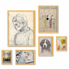 Zestaw naturalnych ramek na 6 zdjęć HIT 0 GF0010