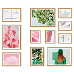 Zestaw naturanych ramek na 11 zdjęć PINIA 00 GF0038