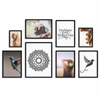 Zestaw czarnych ramek na 8 zdjęć PRESTO 2 GF0009
