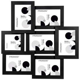 Multirama na 7 zdjęć MULTI  HEN 2 ramka na zdjęcia - czarna