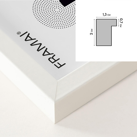 Ramka biała KEA 1 30x30 cm