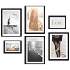 Zestaw czarnych ramek na 6 zdjęć PINIA 2 GF0047