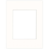 Passe partout 60x80 (40x50) LUCA Q5102 SNOW WHITE BIAŁY