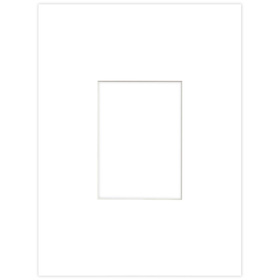 Passe partout 30x40 (13x18) BIAŁY SUPER WHITE LUCA Q5101