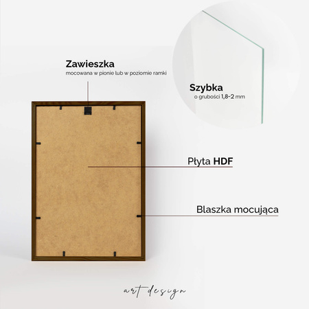 Ramka drewniana PINIA 4 21x30 cm