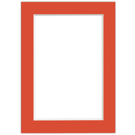 Passe partout 13x18 (10x15) CZERWONY - LIGHT RED - LUCA Q5702