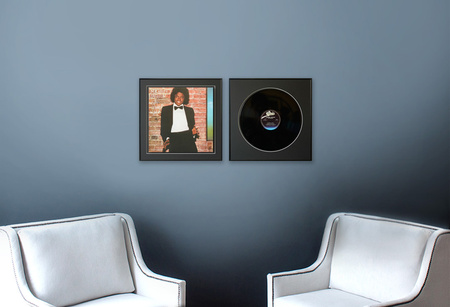 Ramka na okładkę płyty winylowej. Ramka aluminiowa o rozmiarze 40x40 cm