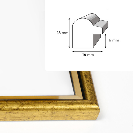Ramka drewniana DRI CL Z 15X21 cm