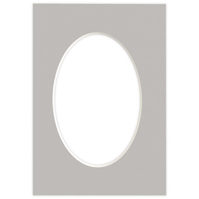 Passe partout 15x21 (10x15) OWAL SZARY - STORM - LUCA Q5305