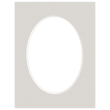 Passe partout 18x24 (13x18) OWAL SZARY FOG LUCA Q5303