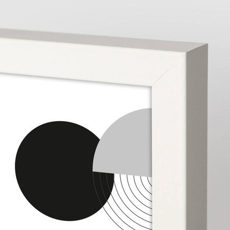 FDM – Galeria 2001 | Zestaw eleganckich ramek ściennych (białe, 168 × 72 cm)