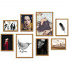 Zestaw brązowych ramek na 8 zdjęć PRESTO 3 GF0007