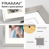Ramka srebrna HEN PASS S z passe-partout – rozmiar 21x29,7 cm (okienko 15x21 cm)