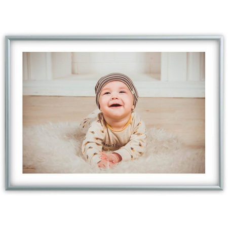 Ramka ALU F SM SREBRNA 15x21 cm