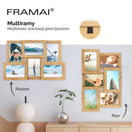 Multirama na 6 zdjęć MULTI HEN 01 ramka na zdjęcia