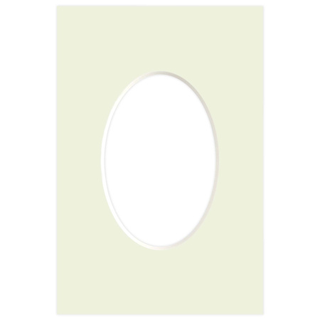 Passe partout 10x15 (6x9) OWAL ZIELONE MINT - LUCA Q5501