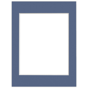 Passe partout 30x40 (24x30)  NIEBIESKIE BLUE - LUCA Q5402