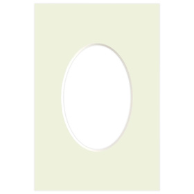 Passe partout 10x15 (6x9) OWAL ZIELONE MINT - LUCA Q5501