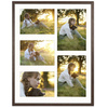 Foto Galeria 40x50 cm - ramka z passe partout na 5 zdjęć 13x18 cm 15x21 cm kolor brązowy